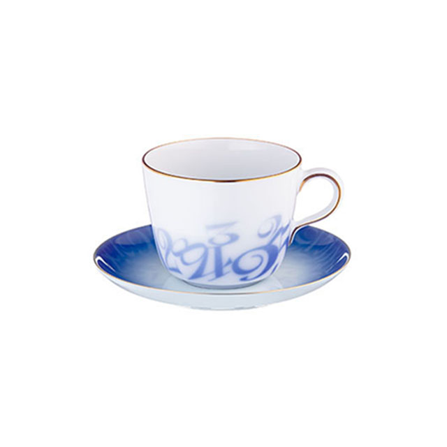 Le Grand Bleu Morning Cup & Saucer